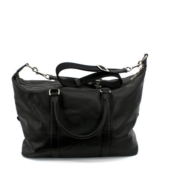 Coach Black Voyager 52 Sport Calf Leather Duffel bag - Picture 1 of 7